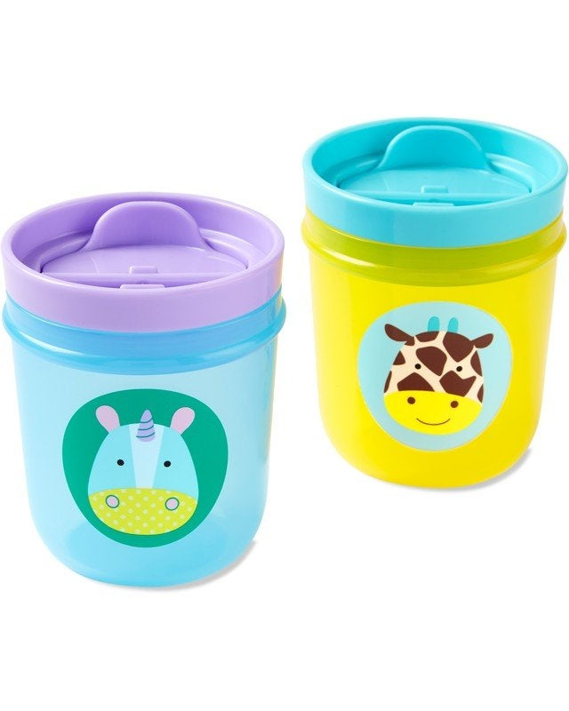 Skip Hop Set Pahare ZOO - Unicorn / Girafa