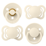 BIBS - Set 4 suzete Try-it collection 0 luni +-Ivory