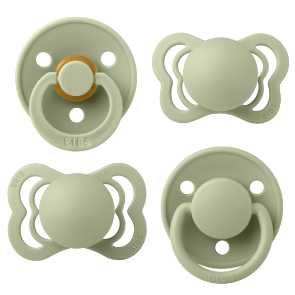 BIBS - Set 4 suzete Try-it collection 0 luni +-Sage
