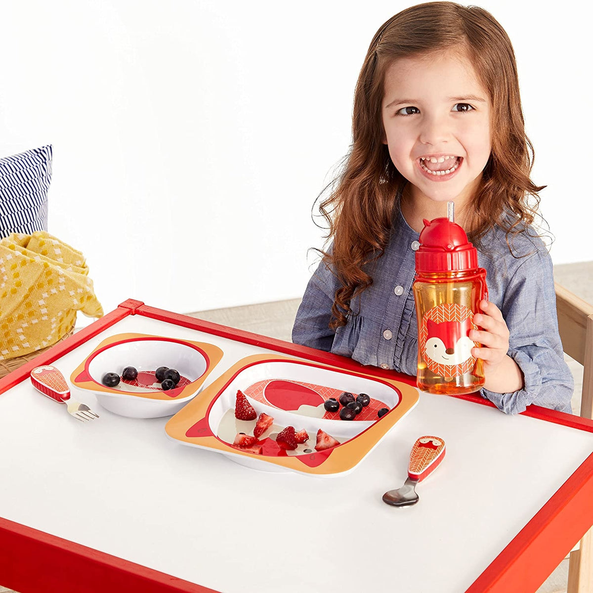 Skip Hop Set Tacamuri Zoo - Vulpe - gogobaby.ro