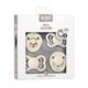 BIBS - Set 4 suzete Try-it collection 6 luni +-Ivory