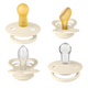 BIBS - Set 4 suzete Try-it collection 6 luni +-Ivory