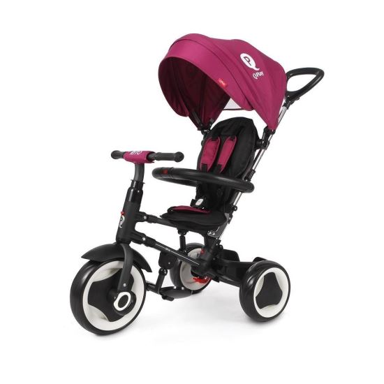 Tricicleta pliabila pentru copii QPlay Rito Violet - gogobaby.ro