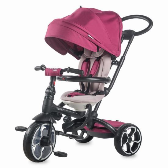 Tricicleta multifunctionala Coccolle Modi+ Violet - gogobaby.ro
