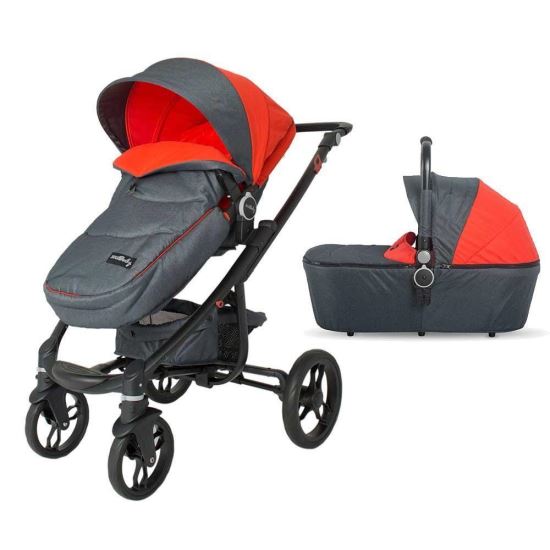 Carucior modular 2 in 1 DHS Arrow rosu - gogobaby.ro