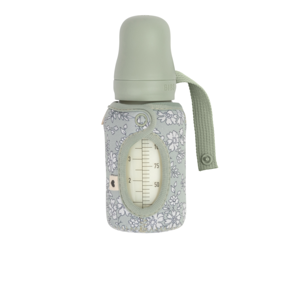 BIBS x LIBERTY - Husa pentru biberonul din sticla 110 ml, Capel Sage - gogobaby.ro