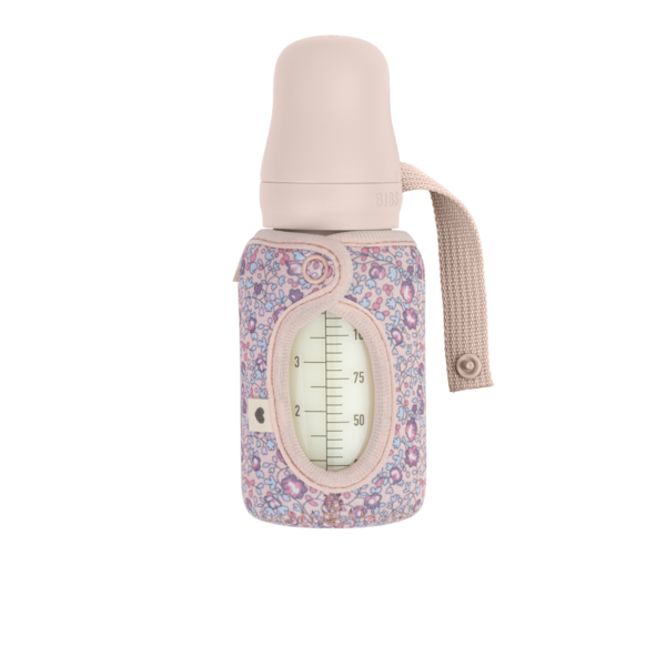 BIBS x LIBERTY - Husa pentru biberonul din sticla 110 ml, Capel Blush - gogobaby.ro