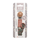 BIBS X Liberty Bundle - Set cutie cadou cu bavetica, cutie de suzeta, clip suzeta si jucarie multisenzoriala