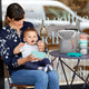 Skip Hop - Set de calatorie pentru hranire (bol + lingurita) - Soft turcoaz