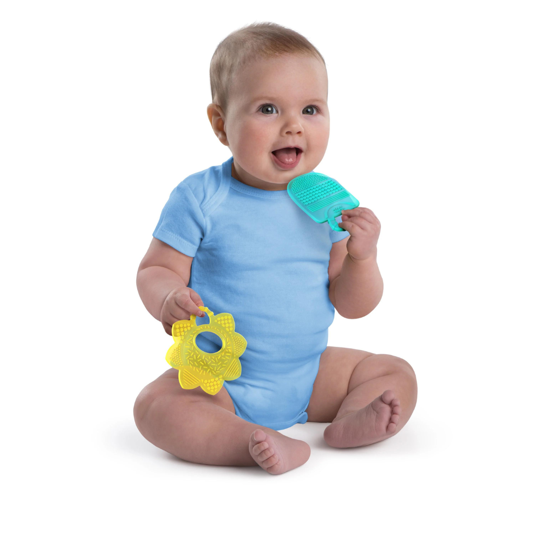 Bright Starts - Set cadou 8 buc dintitori usor de prins “Teeth Relief” - gogobaby.ro