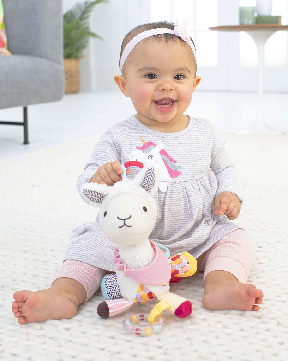 Skip Hop Jucarie de activitati Lama - Bandana Buddies - gogobaby.ro
