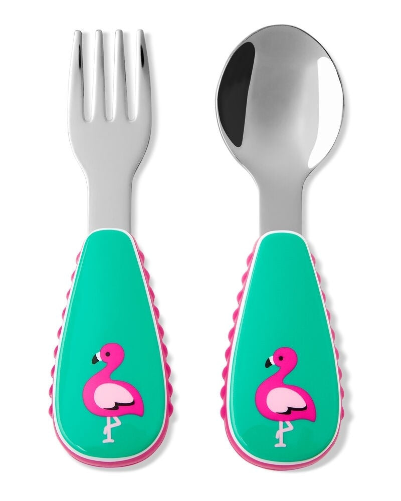 Skip Hop Set tacamuri Zoo - Flamingo - gogobaby.ro