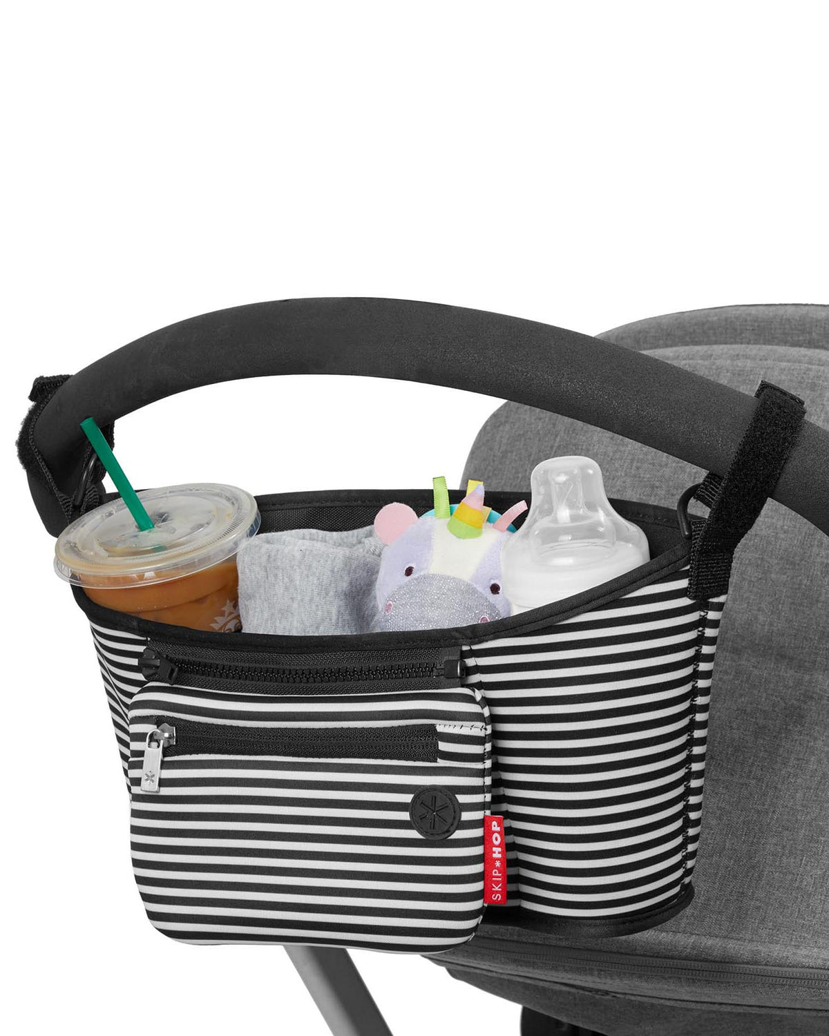 Skip Hop Organizator pentru carucior - Black/White - gogobaby.ro