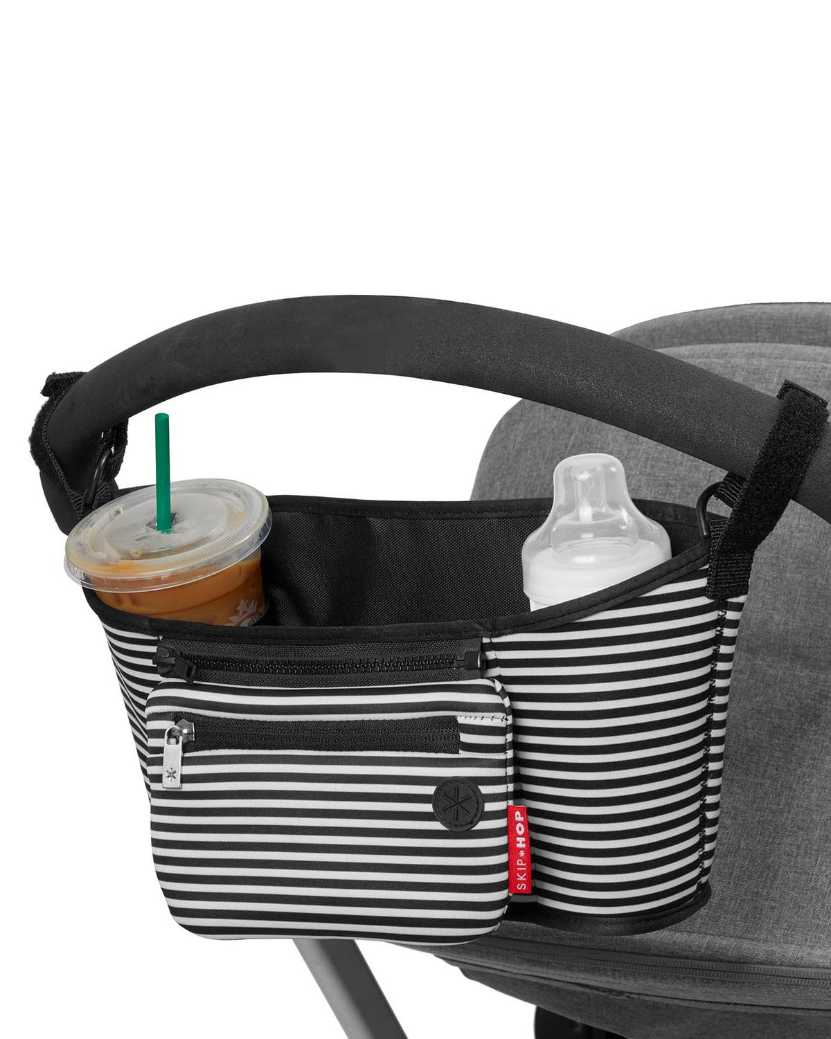 Skip Hop Organizator pentru carucior - Black/White - gogobaby.ro