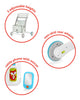 Skip Hop Antemergator Explore & More 4 in 1 Animalutele vesele