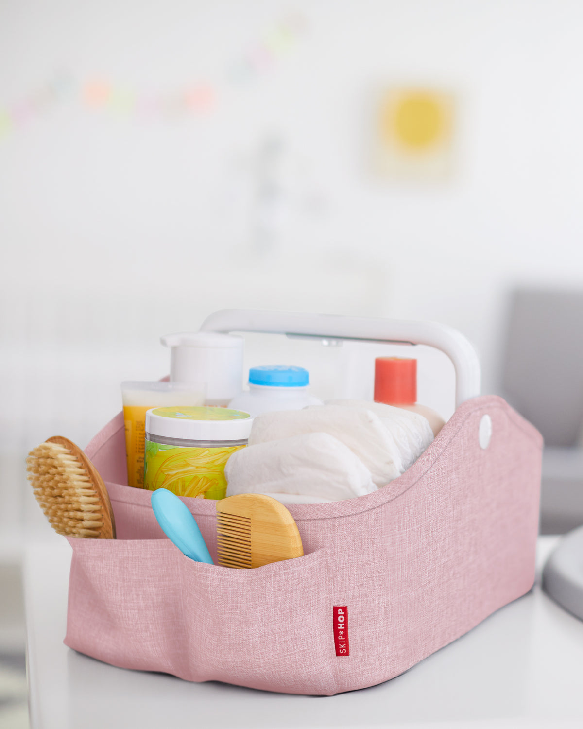 Skip Hop Organizator cu lumina Light Up Pink Heather - gogobaby.ro