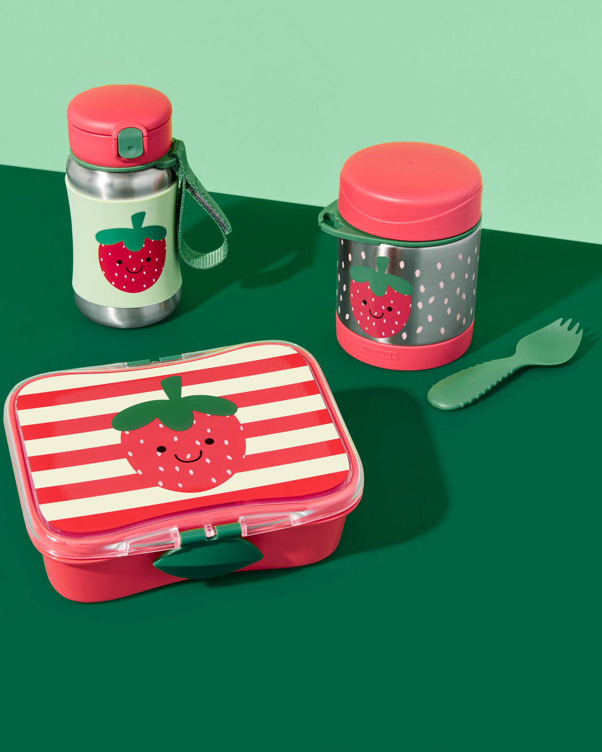 Skip Hop Recipient pentru mancare Spark - Capsuna - gogobaby.ro