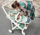 Carucior 2 in 1, Greentom, 100% Ecologic, Black Orange