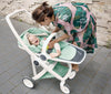 Carucior 2 in 1, Greentom, 100% Ecologic, White Red