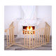Barier de securitate pentru copii din lemn Hubners Eva natur