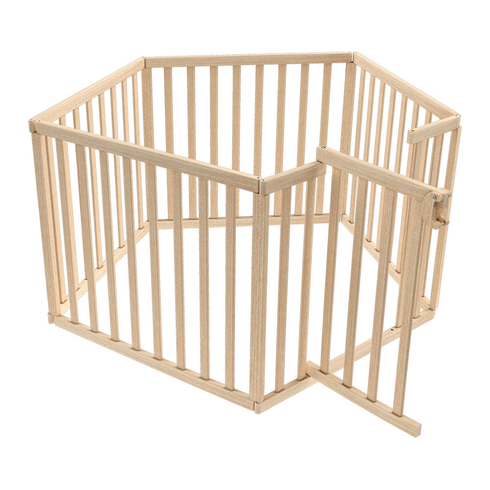 Barier de securitate pentru copii din lemn Hubners Eva natur