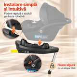 Baza rotativa isofix iSize Coccolle Knox