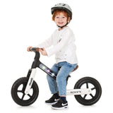 Bicicleta fara pedale Chipolino Spark black white