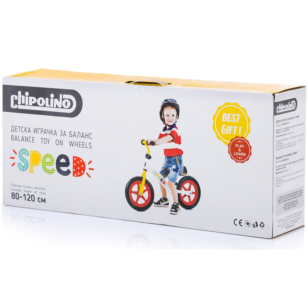 Bicicleta fara pedale Chipolino Speed orange - gogobaby.ro
