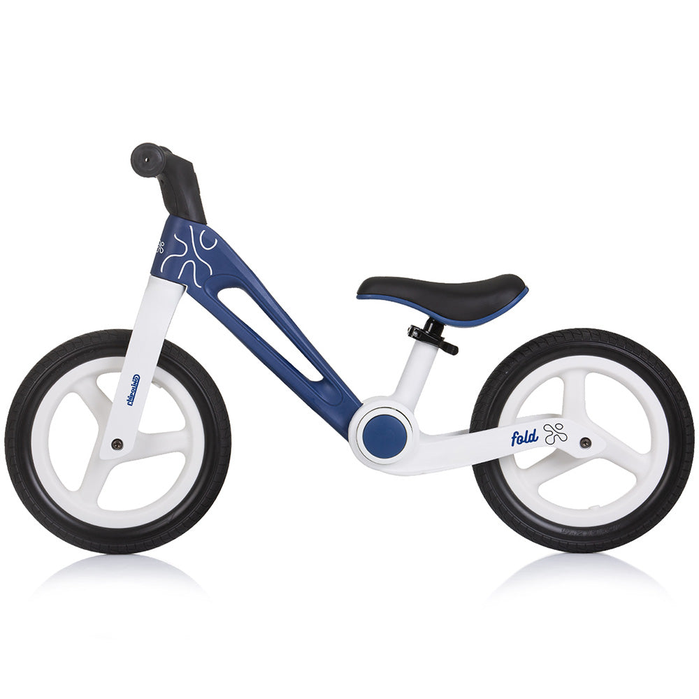Bicicleta fara pedale pliabila Chipolino Fold X navy