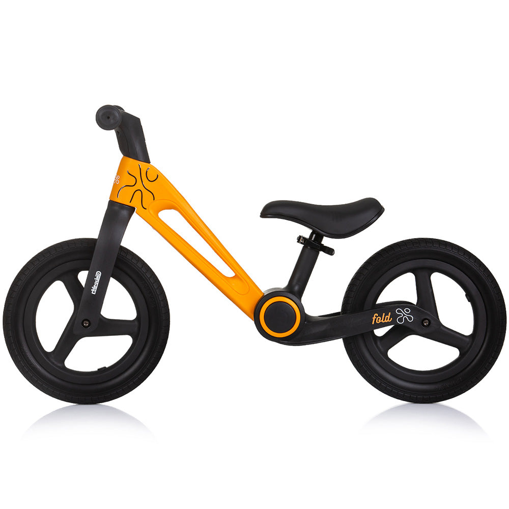 Bicicleta fara pedale pliabila Chipolino Fold X orange