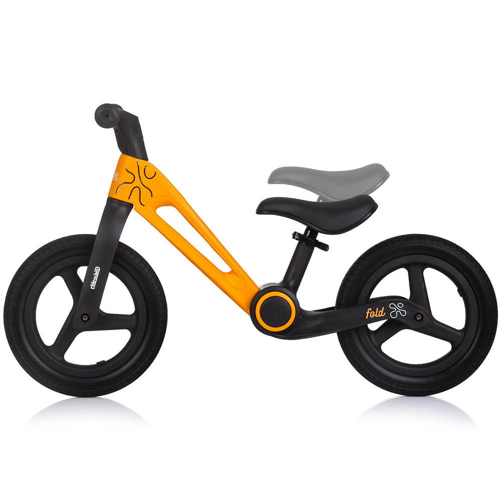 Bicicleta fara pedale pliabila Chipolino Fold X orange