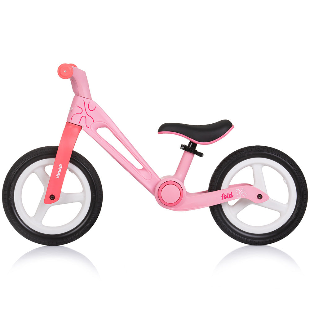 Bicicleta fara pedale pliabila Chipolino Fold X pink