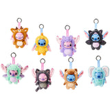 Breloc de plus Nicotoy Disney YuYus Stitch & Angel 9 variante, seria 3