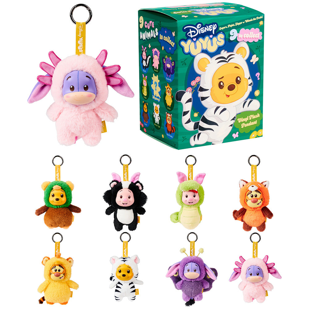 Breloc de plus Nicotoy Disney YuYus Winnie the Pooh 9 variante, seria 3