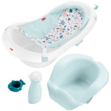 Cadita de baie pentru copii Fisher Price 4 in 1 Sling and Seat Tub blue