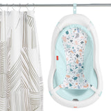 Cadita de baie pentru copii Fisher Price 4 in 1 Sling and Seat Tub blue