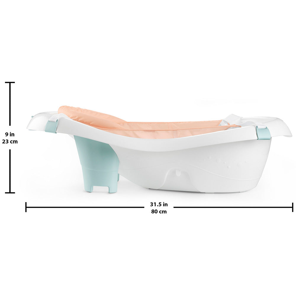 Cadita de baie pentru copii Fisher Price 4 in 1 Sling and Seat Tub orange