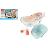 Cadita de baie pentru copii Fisher Price 4 in 1 Sling and Seat Tub orange