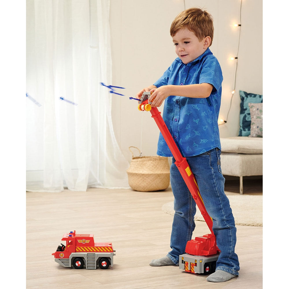 Camion cu macara Simba Fireman Sam Rescue Crane 2 in 1