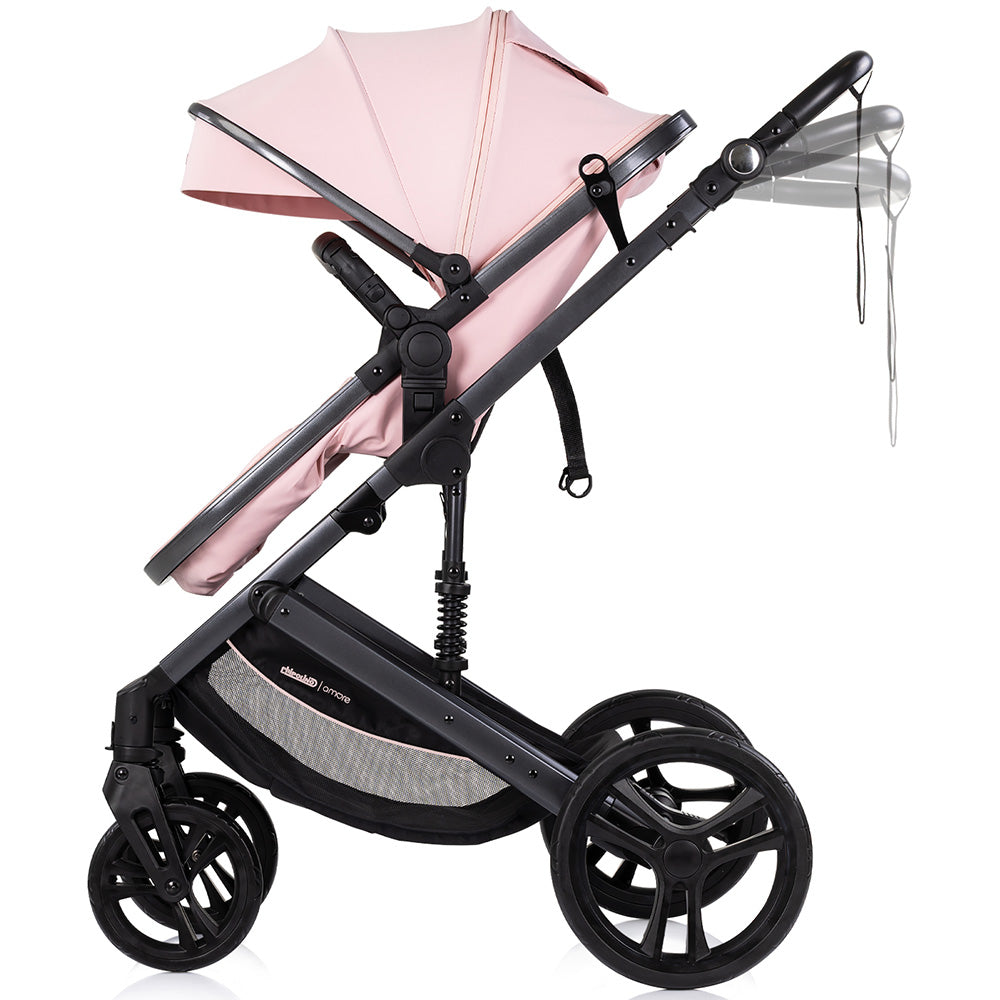 Carucior Chipolino Amore 2 in 1 powder pink