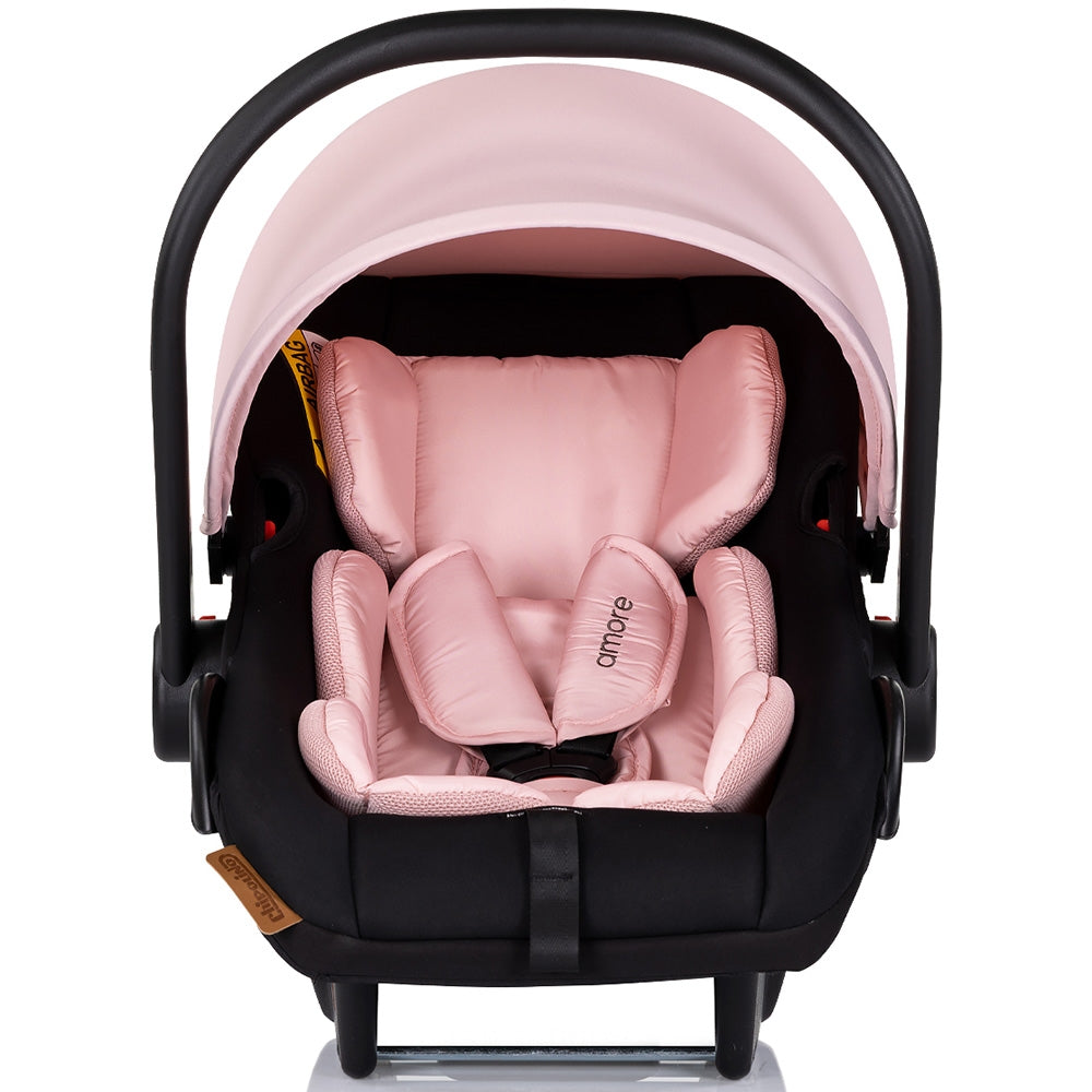 Carucior Chipolino Amore 3 in 1 pink marshmallow