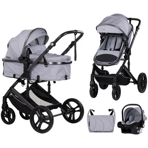 Carucior Chipolino Amore 3 in 1 platinum - gogobaby.ro