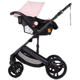 Carucior Chipolino Amore 3 in 1 powder pink