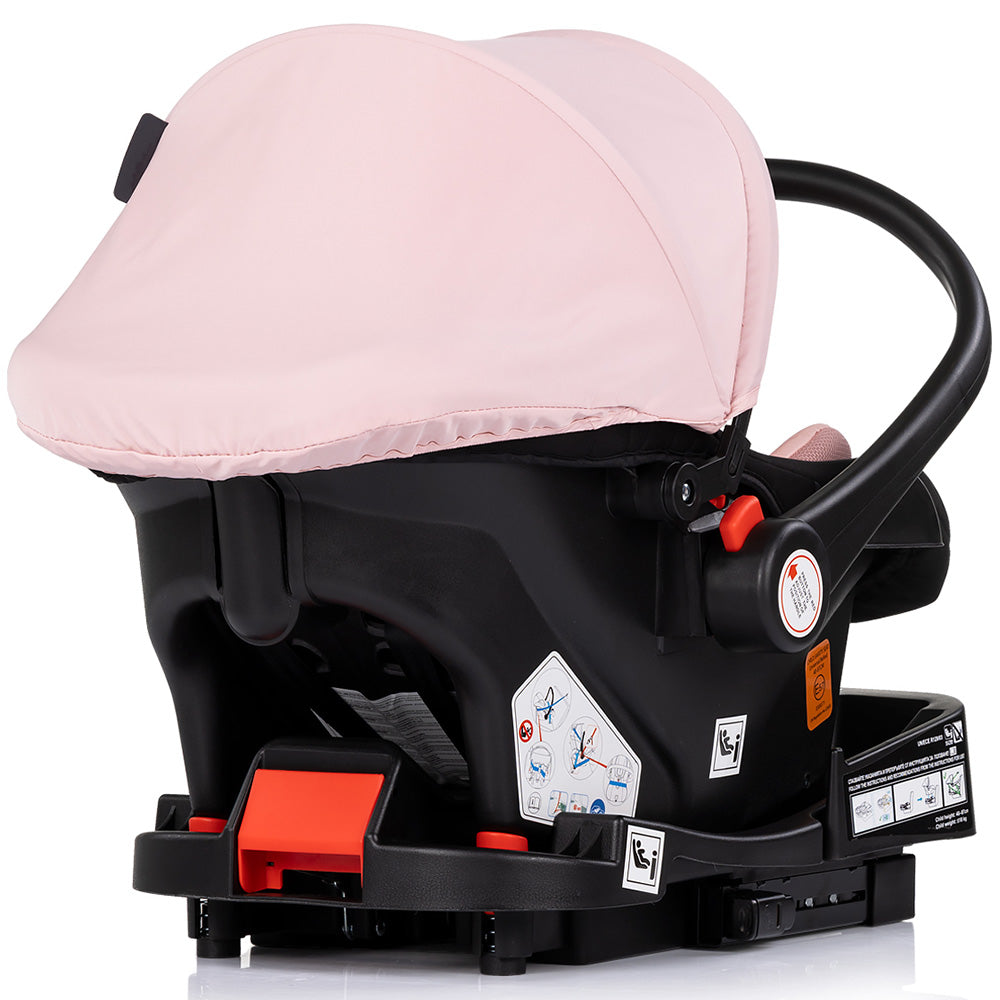 Carucior Chipolino Amore 3 in 1 powder pink