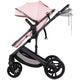 Carucior Chipolino Amore 3 in 1 powder pink