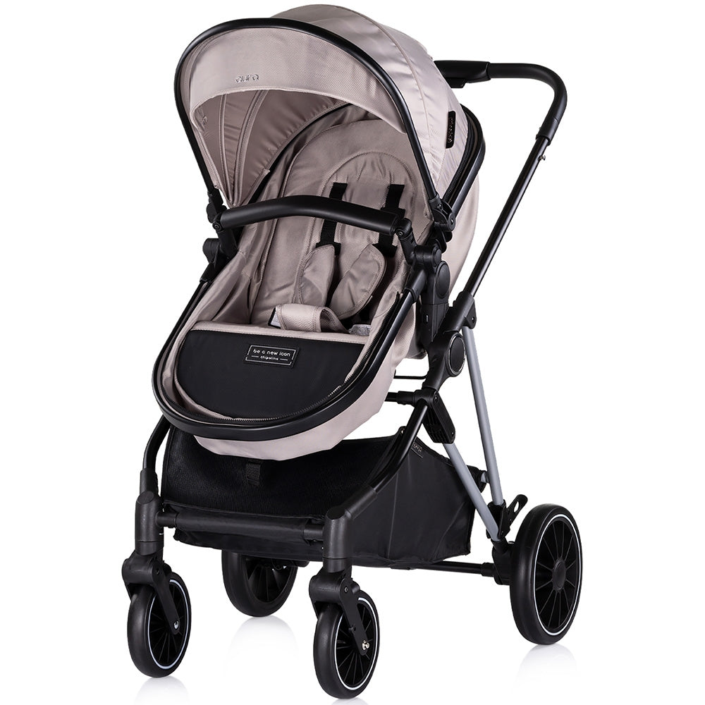 Carucior Chipolino Aura 2 in 1 tiramisu - gogobaby.ro