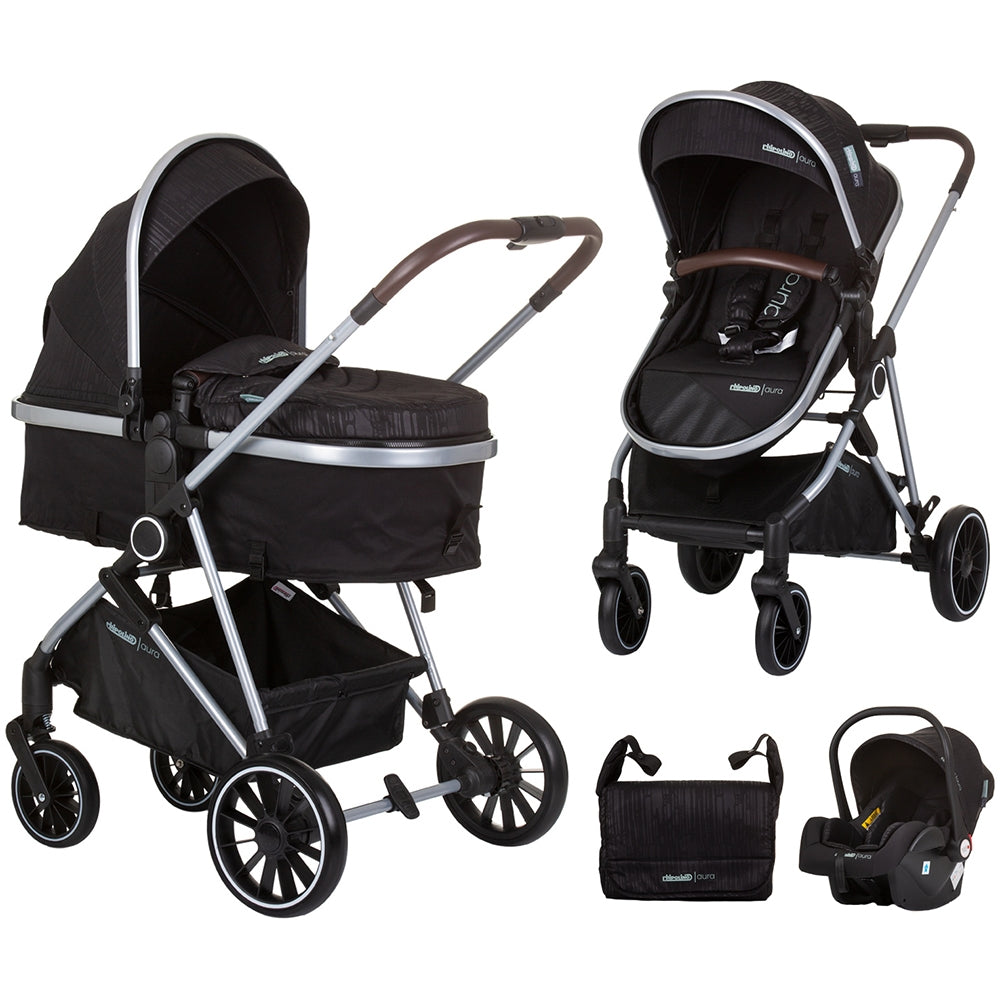 Carucior Chipolino Aura 3 in 1 obsidian