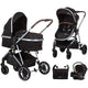 Carucior Chipolino Aura 3 in 1 obsidian