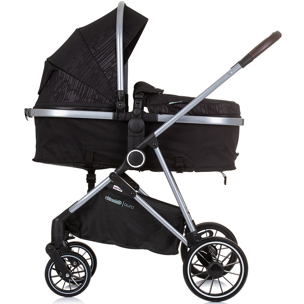 Carucior Chipolino Aura 3 in 1 obsidian