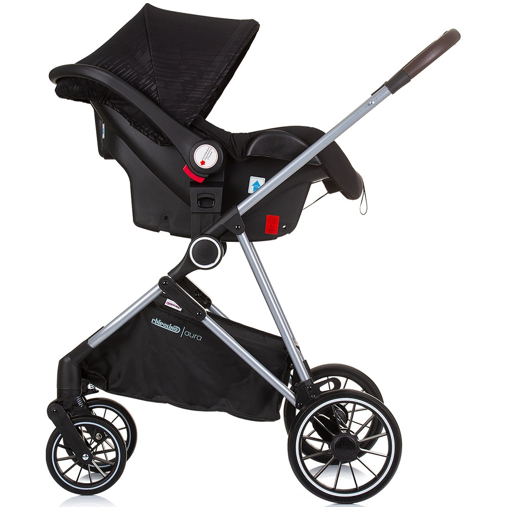 Carucior Chipolino Aura 3 in 1 obsidian